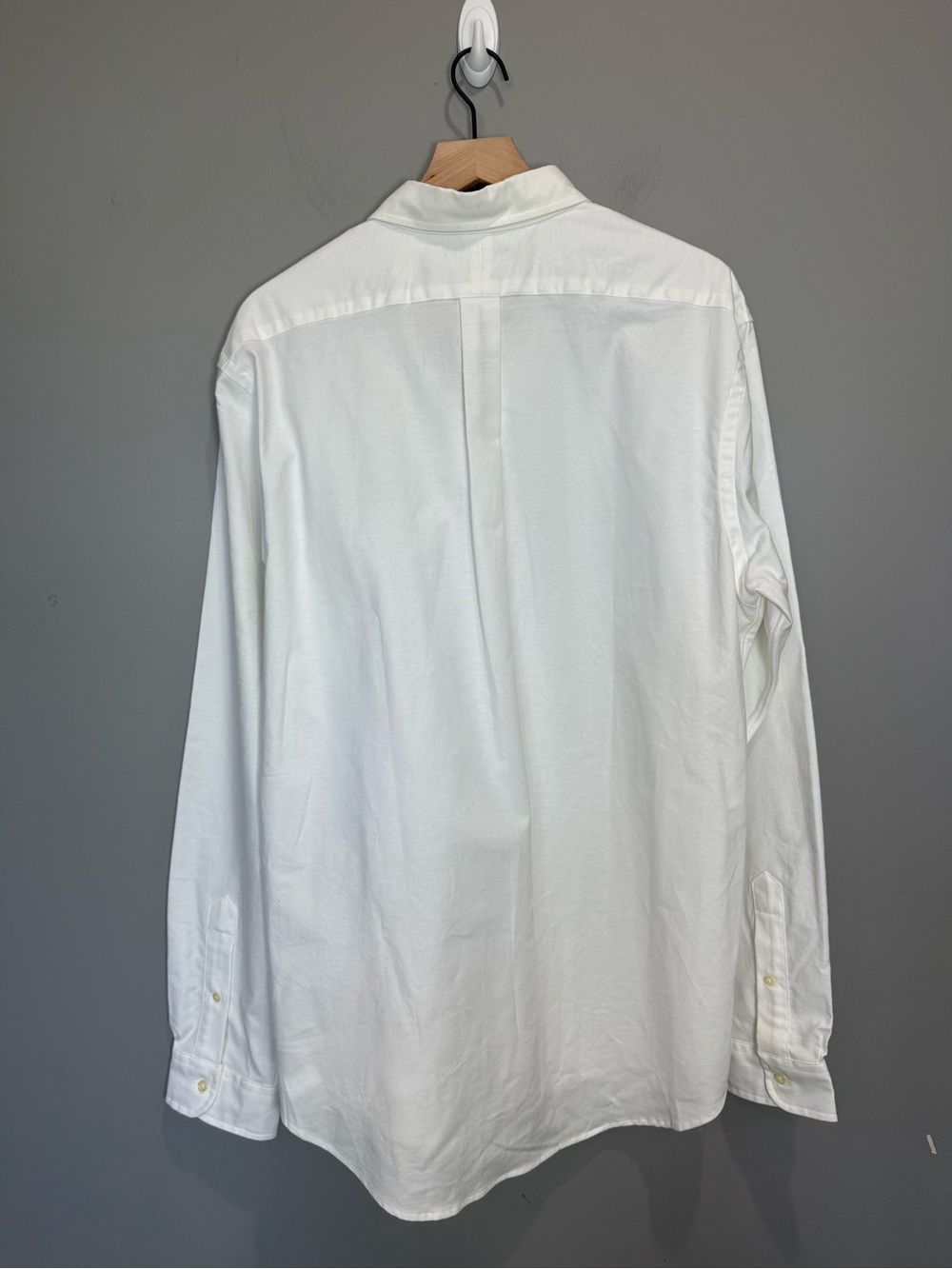 Ralph Lauren Slim Fit Stretch Oxford Button Down Shirt White XL NWT - Picture 4 of 8
